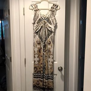 One World sleeveless maxi dress - cute Boho print